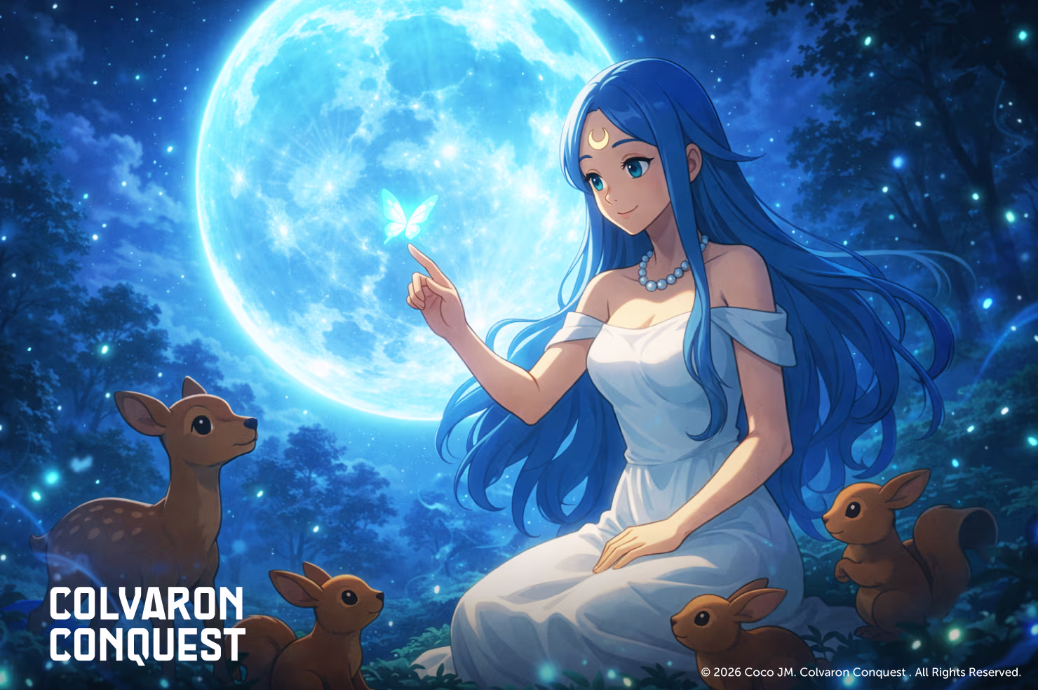 The Blue Moon and the Fading Light